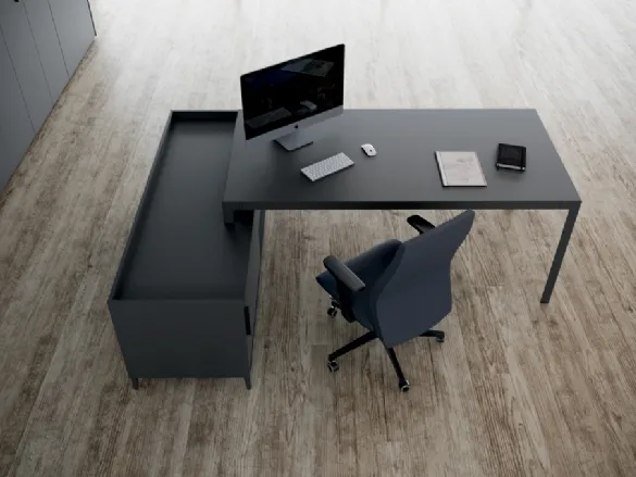 Scrivania Direzionale D1 05 in laccato opaco di Colombini Office