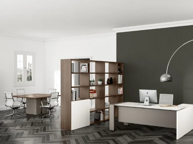 Scrivania Direzionale GO 06 in laccato opaco di Colombini Office
