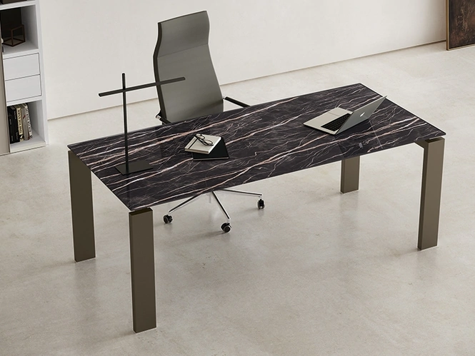 Scrivania Direzionale Go Steel Vetro di Colombini Office