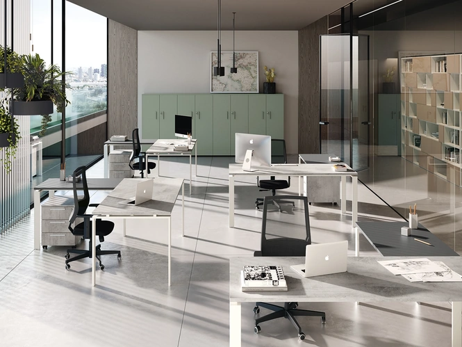 Scrivania Operativa Loft anello aperto di Colombini Office