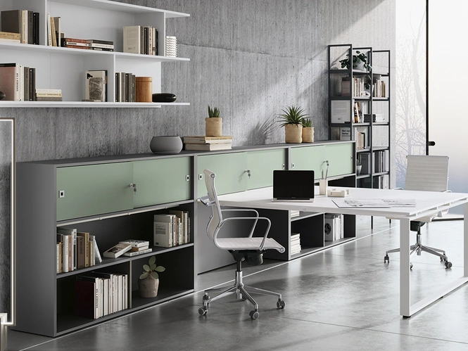 Scrivania Operativa Loft anello chiuso di Colombini Office