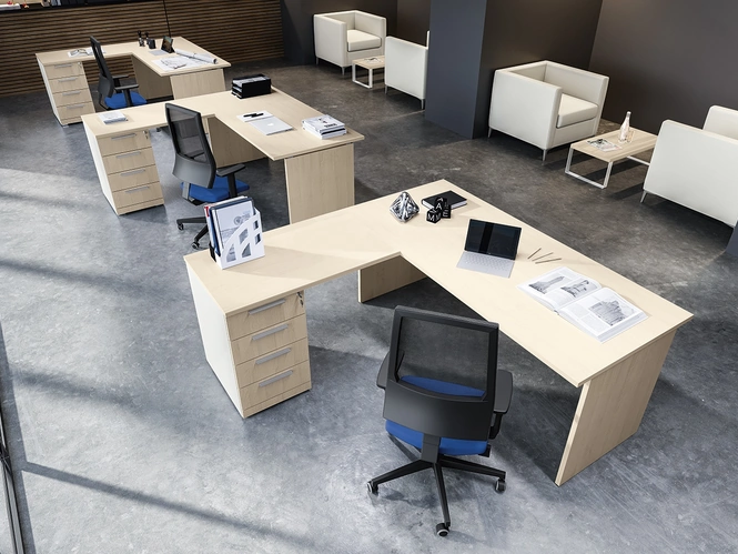 Scrivania Operativa Teko Panel di Colombini Office